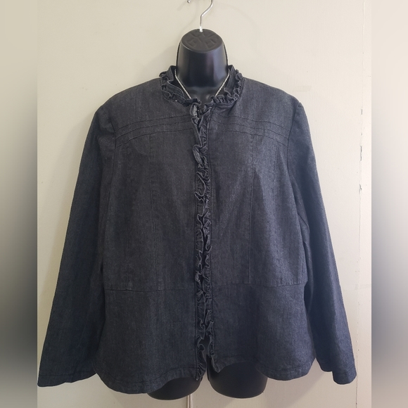 Sandro Studio/women's denim jacket - Picture 7 of 7